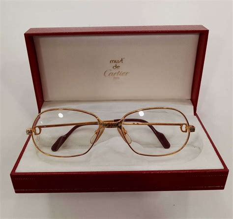 cartier eyeglass panthere|vintage cartier panthere glasses.